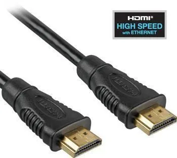 PremiumCord HDMI High Speed, Ethernet kábel, pozlátené konektory, 5m